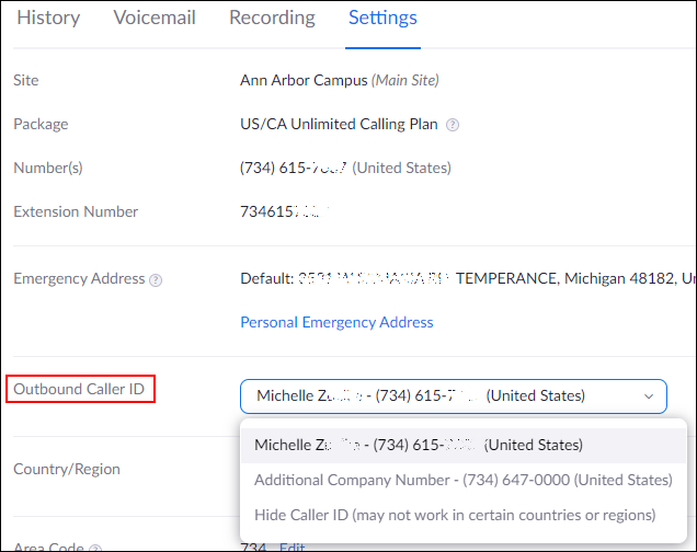 how to call a zoom id